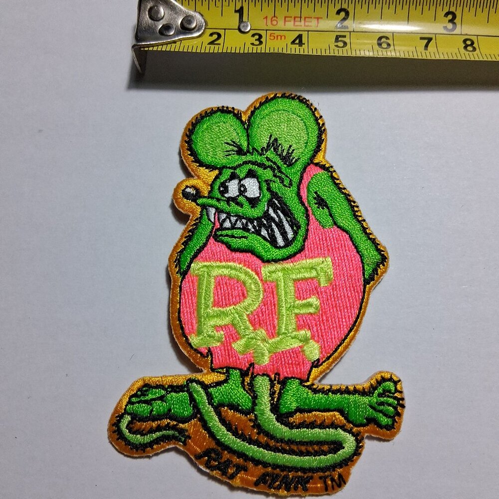 Car Show Rat Fink Patch - Decorate your own Clothing